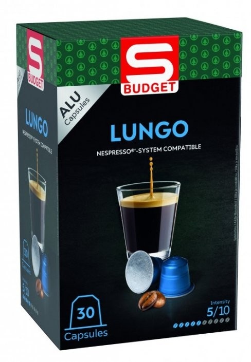 Kapsule za kavu Lungo 156 g, 30 kapsula S-BUDGET - Akcija u trgovini Spar