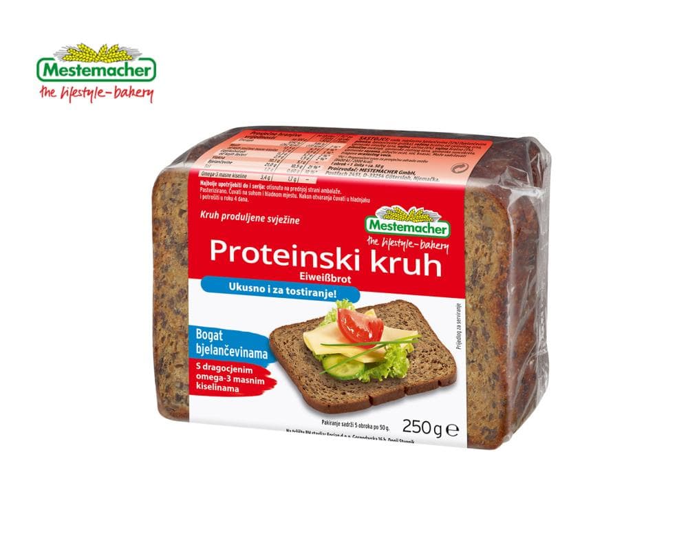 Mestemacher proteinski kruh 250g Akcija u trgovini Konzum