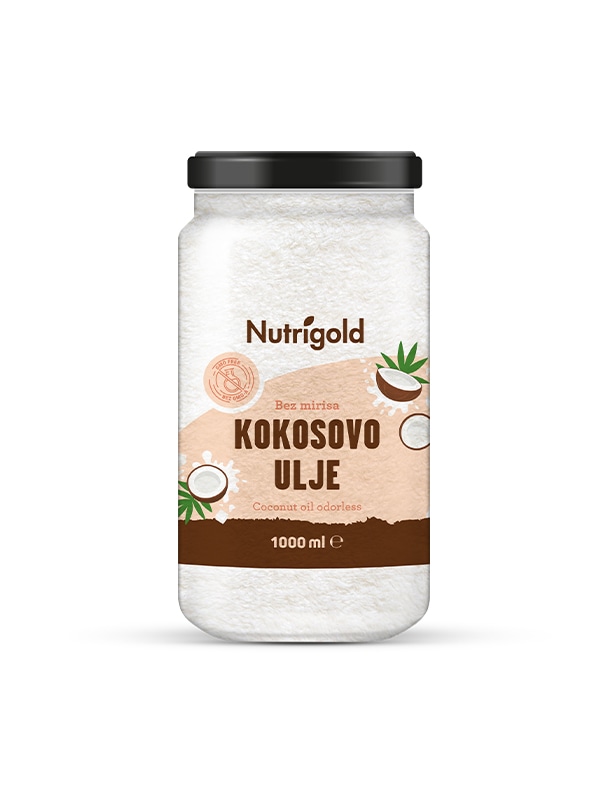 Kokosovo ulje bez mirisa Nutrigold 1000 ml - Akcija u trgovini KTC