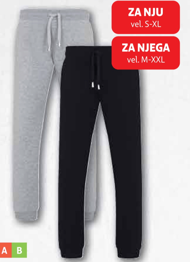 Sportske hlače - Akcija u trgovini Plodine