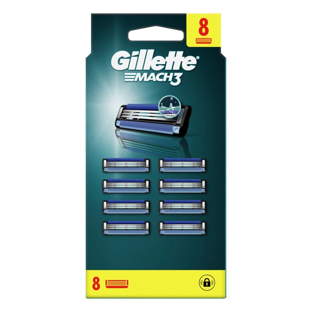 Gillette Mach3 patrone 8/1 pak - Akcija u trgovini Konzum