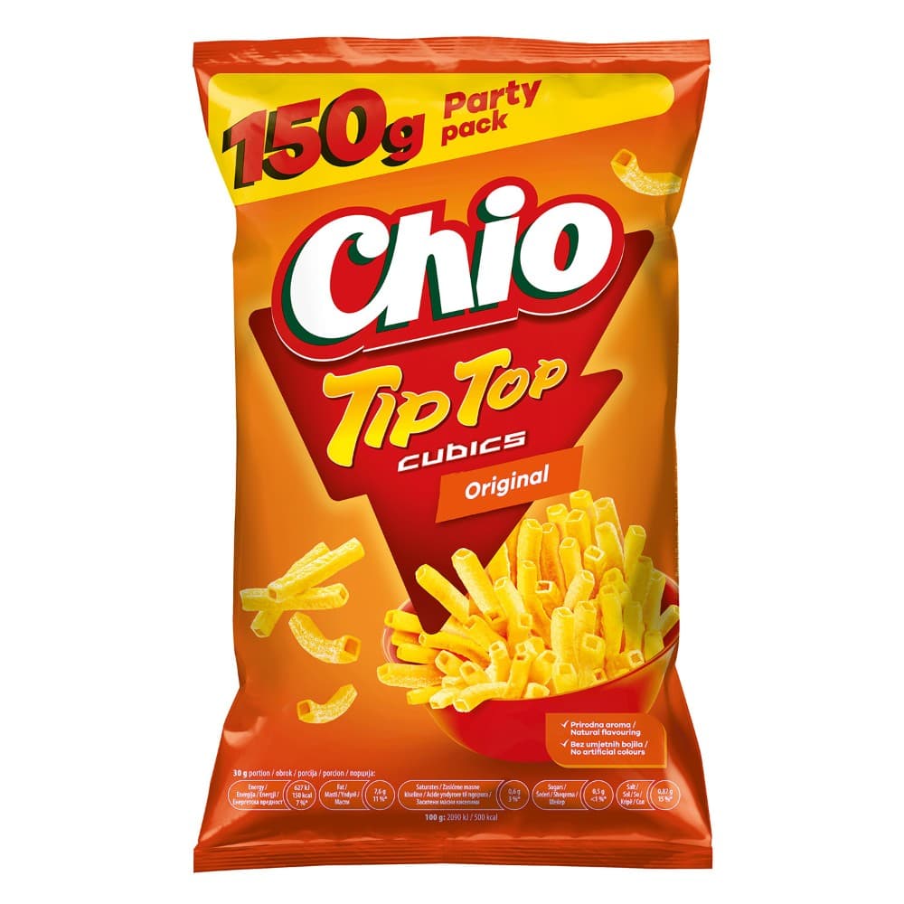 Tip Top flips cubics 150g Chio Akcija u trgovini Konzum