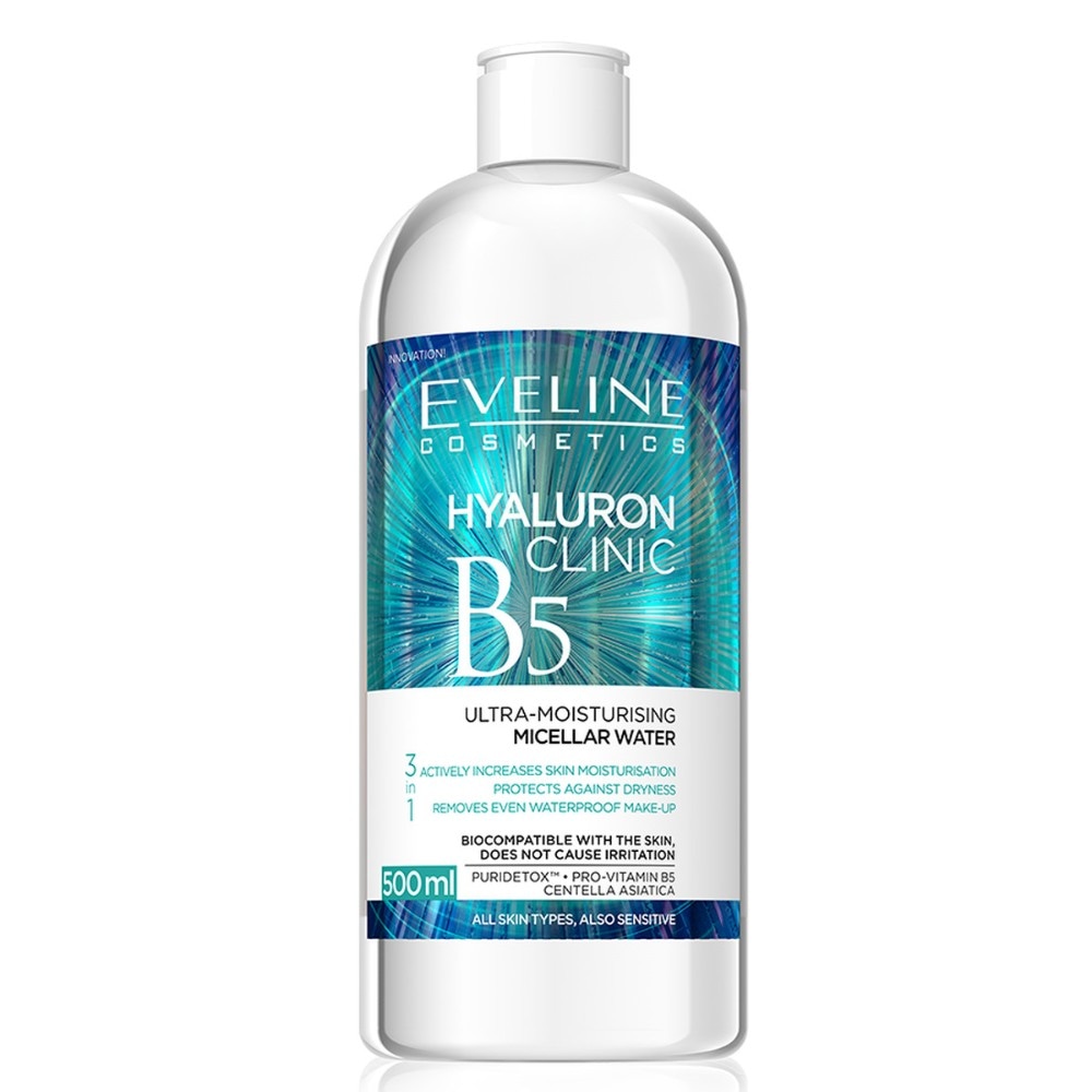 Eveline Hyaluron Clinic B5 Ultra-Moisturising Micellar Water Akcija u trgovini Bipa