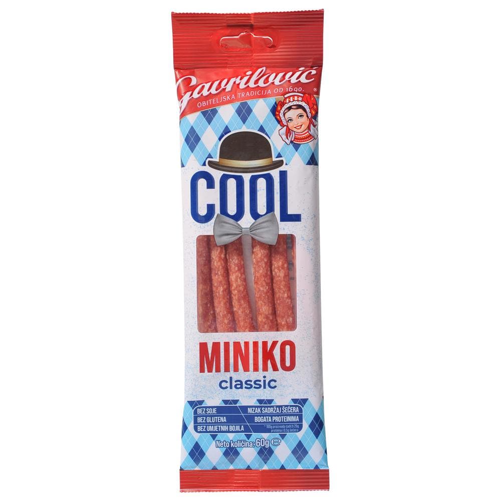 Gavrilović trajna kobasica Miniko 60 g Akcija u trgovini Tommy