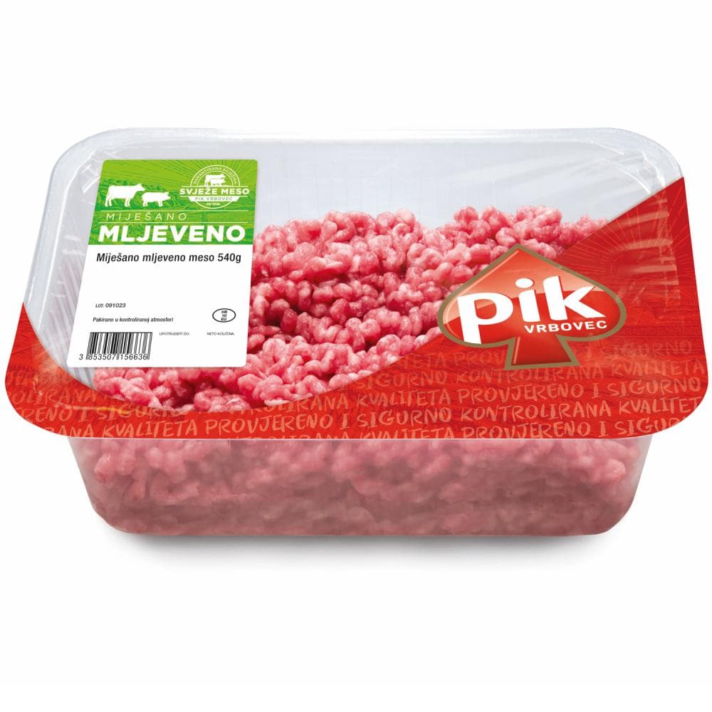 Svježe miješano mljeveno meso 540 g Pik Vrbovec Akcija u trgovini Plodine