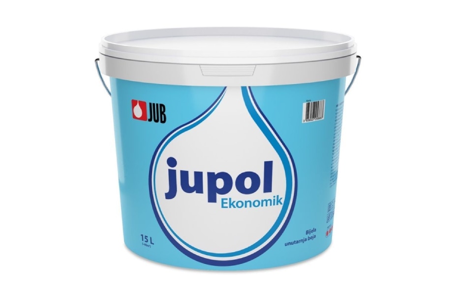 Jupol Ekonomik bijela boja za unutarnje zidove 15 L Akcija u trgovini Interspar
