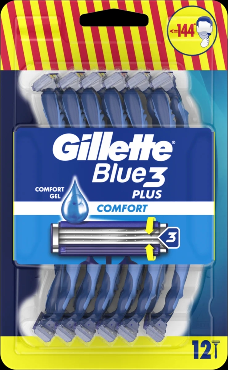Jednokratne britvice Gillette Blue3 3+1/pak - Akcija u trgovini KTC