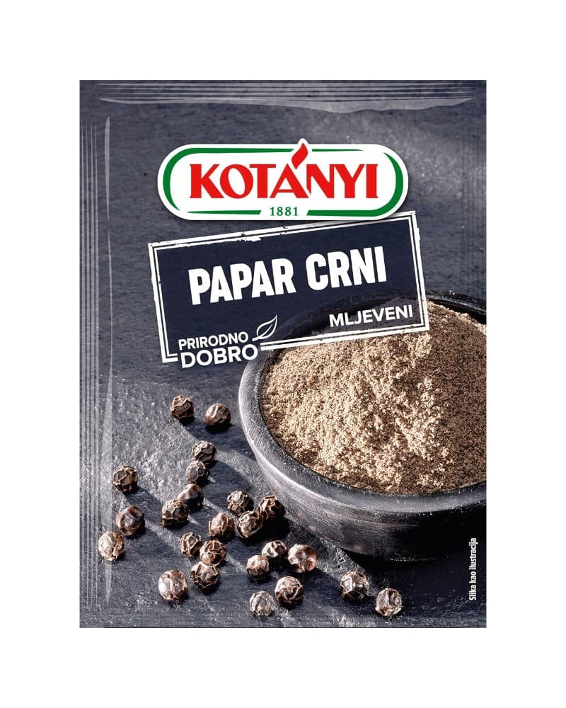 Kotanyi papar crni mljeveni 12 g - 17 g Akcija u trgovini Kaufland