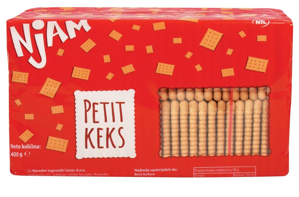 Njam Petit keks 400 g - Akcija u trgovini Trgovina Krk