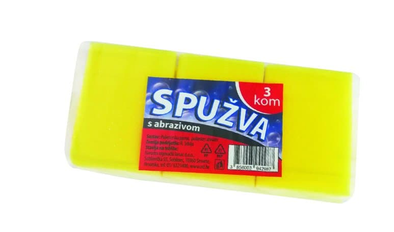 Spužvica za suđe s abrazivom 3 kom Akcija u trgovini NTL