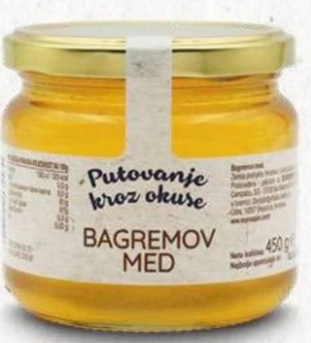 Bagremov med 450 g Putovanje kroz okuse Akcija u trgovini Eurospin