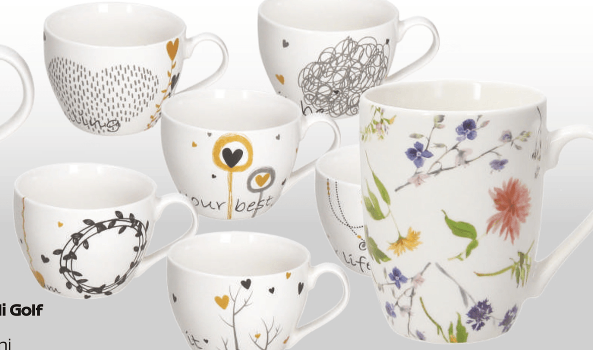 Tognana Šalice Iris ili Golf 1 kom - Akcija u trgovini Tommy