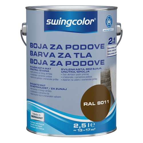 Boja za podove '2u1' 2,5 l - Akcija u trgovini Bauhaus