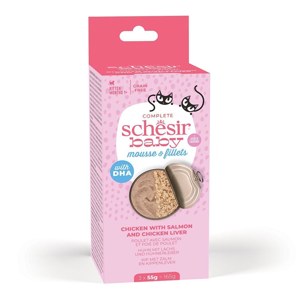 Schesir Baby Mousse & Fillets 3x55 g - Akcija u trgovini Zoo City