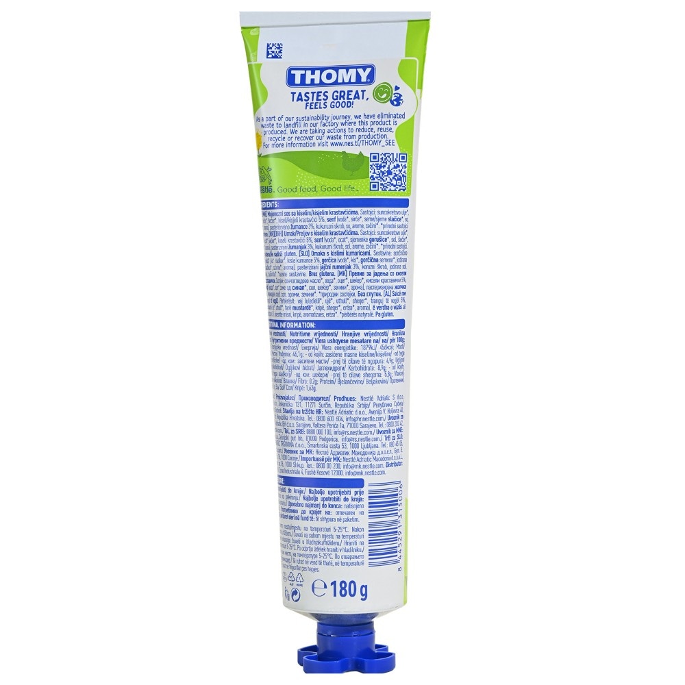 Thomy tartar i burger umak 180 g / 170 g Akcija u trgovini Bakmaz