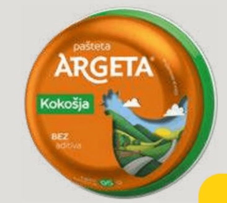 Argeta Kokošja pašteta 95g Akcija u trgovini Pivac