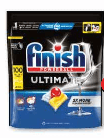 Finish Tablete za strojno pranje posuđa 100 komada - Akcija u trgovini Plodine
