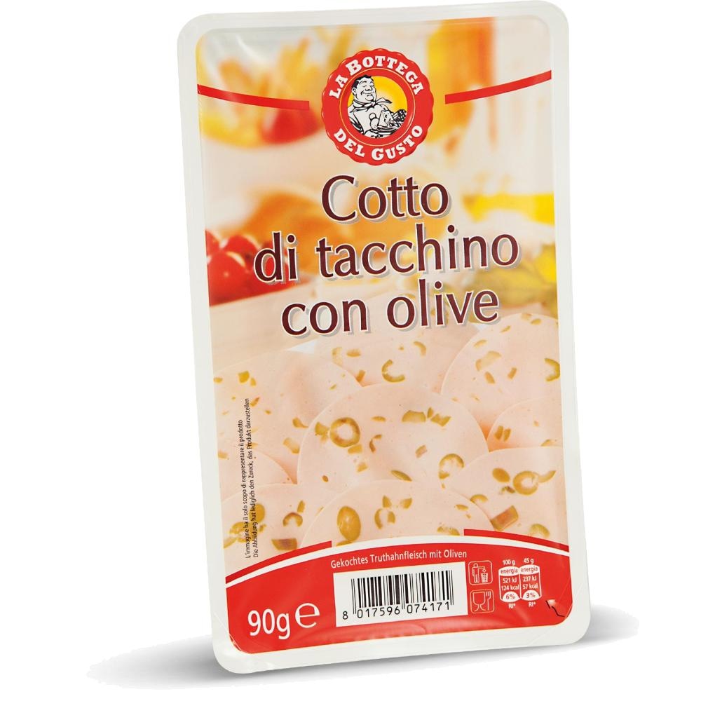 Pureća šunka s maslinama 90 g - Akcija u trgovini Eurospin