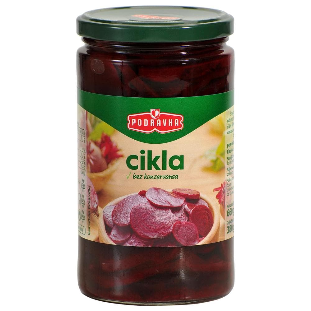 Podravka cikla kisela 380 g Akcija u trgovini Studenac