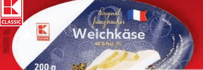 Francuski sir meki 200 g K Classic Akcija u trgovini Kaufland