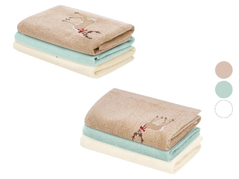 LIVARNO Ručnici od frotira 1x 50x100 cm ili 3x 30x50 cm Akcija u trgovini Lidl
