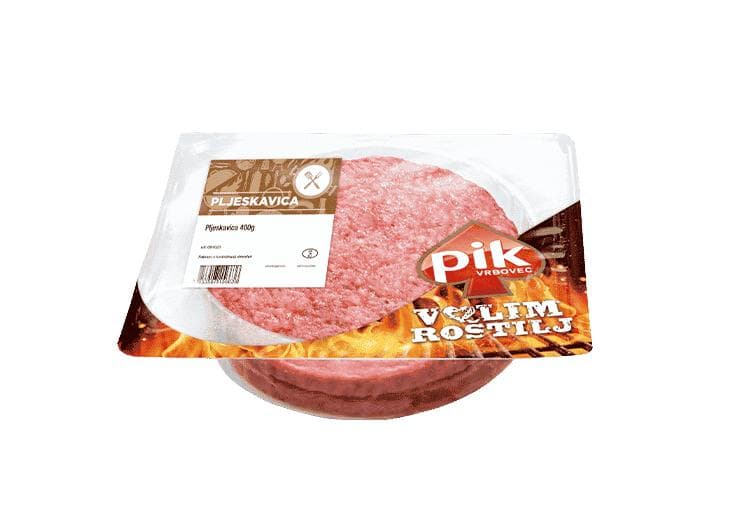 Pljeskavica 400 g PIK Akcija u trgovini Gavranović
