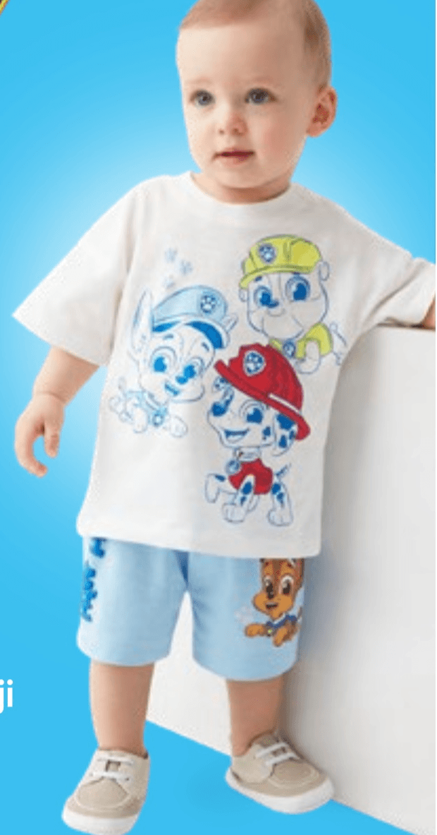 Paw Patrol majica kratkih rukava ili kratke hlače Psići u ophodnji - Akcija u trgovini Pepco