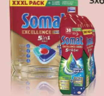Somat Gel Excellence 3x684ml Akcija u trgovini Konzum