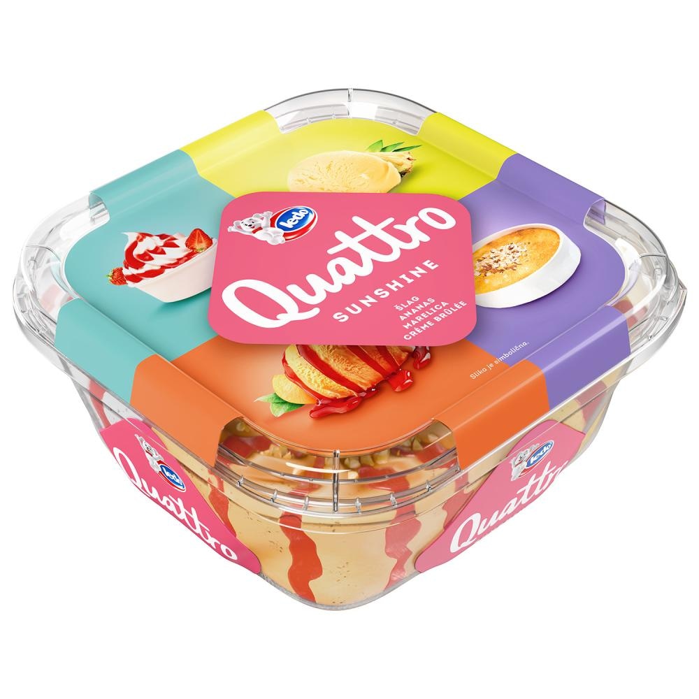 Quattro Sunshine sladoled 1500 ml - Akcija u trgovini Bakmaz