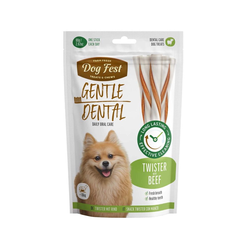 Dog Fest Gentle Dental Twister 80 g - Akcija u trgovini Pet Home