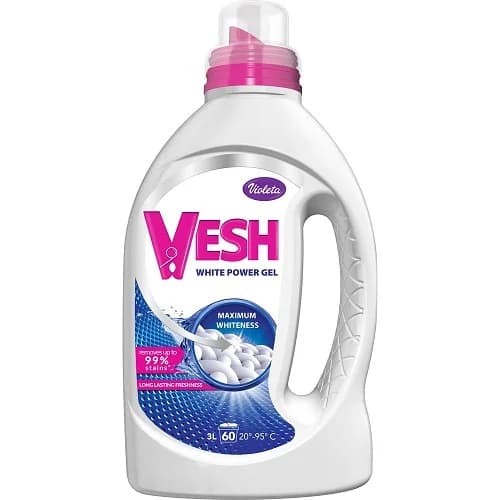 Violeta Vesh koncentrirani gel za pranje rublja White Power 3 l Akcija u trgovini Stanić Diskont