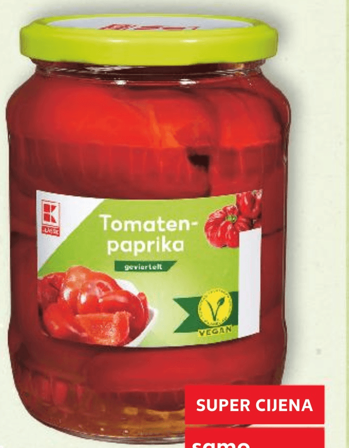 Ploške paprike 650 g K Classic Akcija u trgovini Kaufland