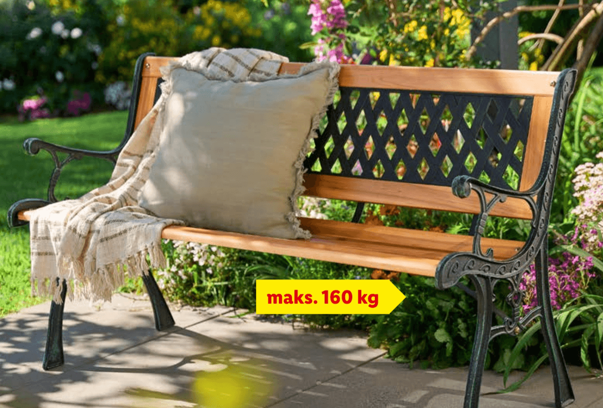 LIVARNO Vrtna klupa - Akcija u trgovini Lidl