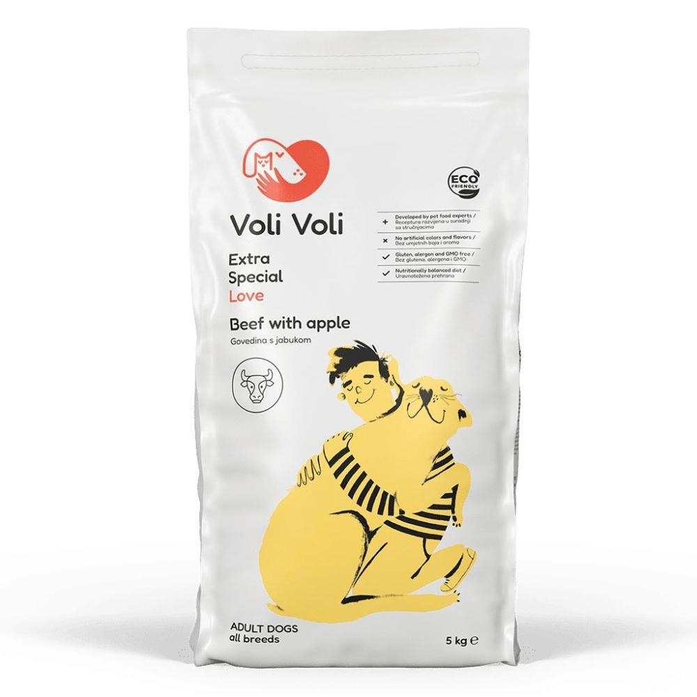 Voli Voli Hrana za pse suha, govedina-Jabuka, riba 5kg - Akcija u trgovini Konzum