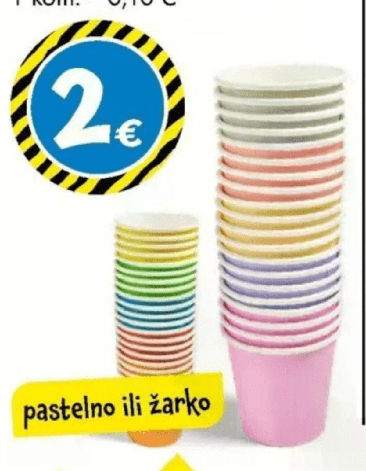 Čašica za rakiju 20 kom. - Akcija u trgovini Tedi