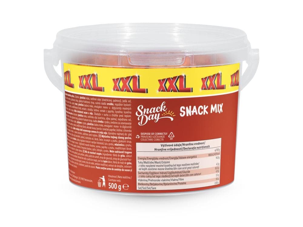 Snack Day Snack mix XXL 500 g Akcija u trgovini Lidl