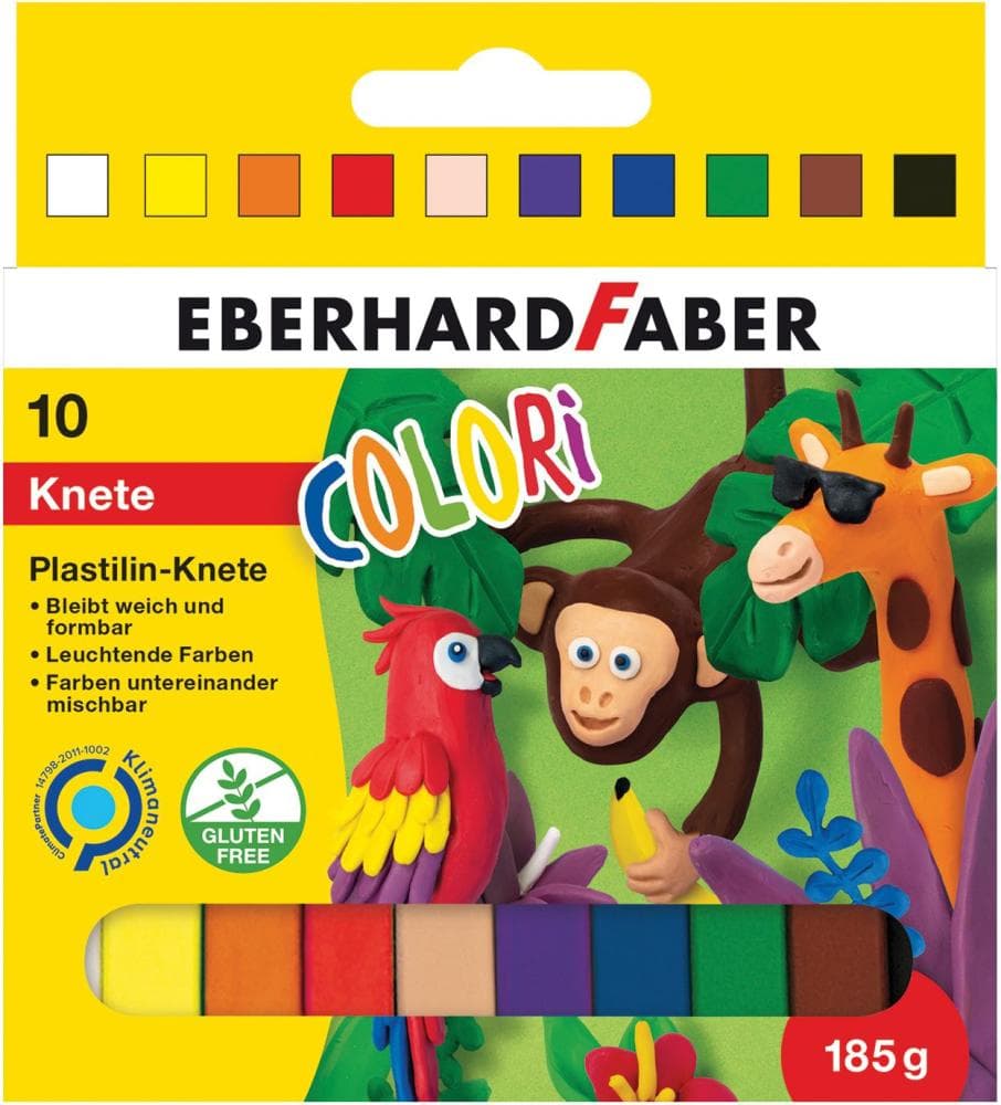 Eberhard Faber plastelin 1 pak, 10 boja Akcija u trgovini Tommy