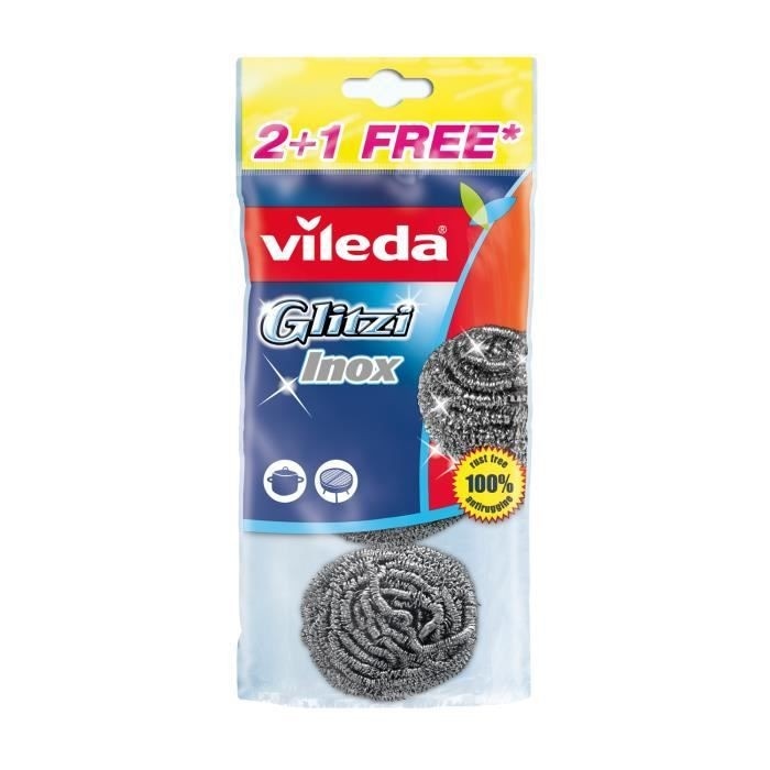 Vileda Glitzi Inox spirala za ribanje 3 kom Akcija u trgovini KTC