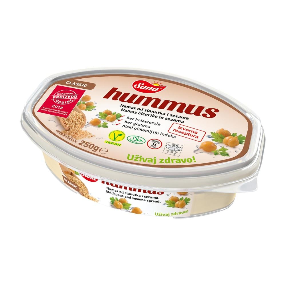 Odabrani asortiman hummus Sana Delikatese - Akcija u trgovini Ribola