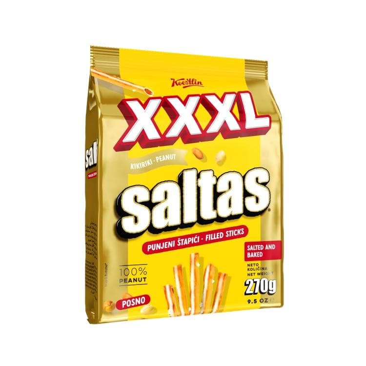 Štapići kikiriki Saltas XXL 270 g Akcija u trgovini Bakmaz