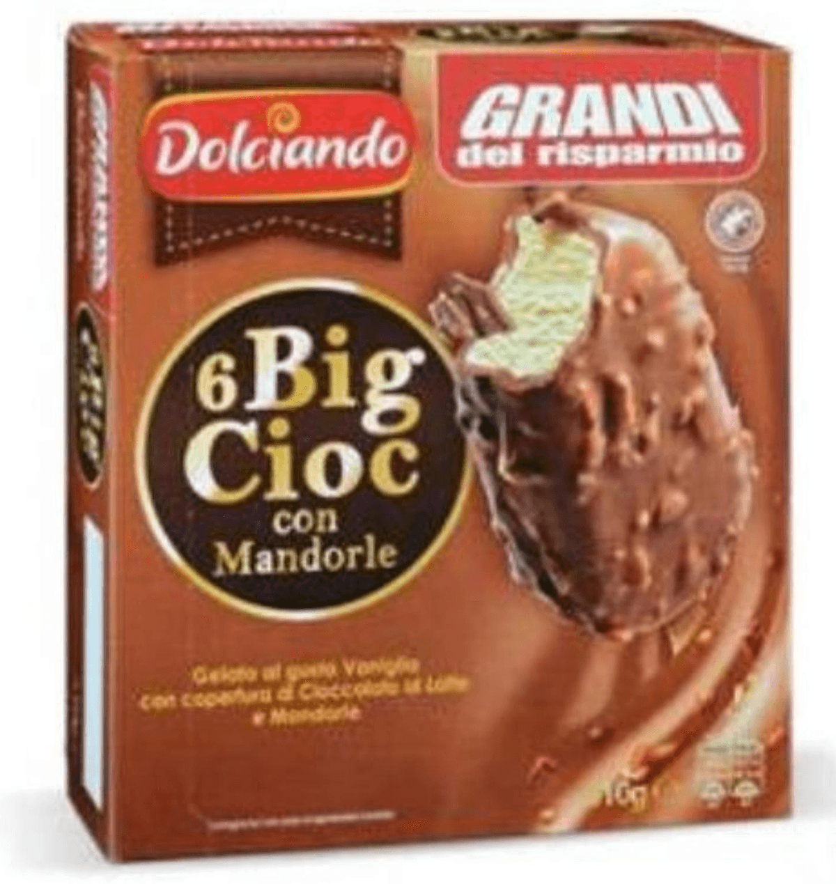 Dolciando Štapić Big Cioc Badem 6 kom, 510 g - Akcija u trgovini Eurospin