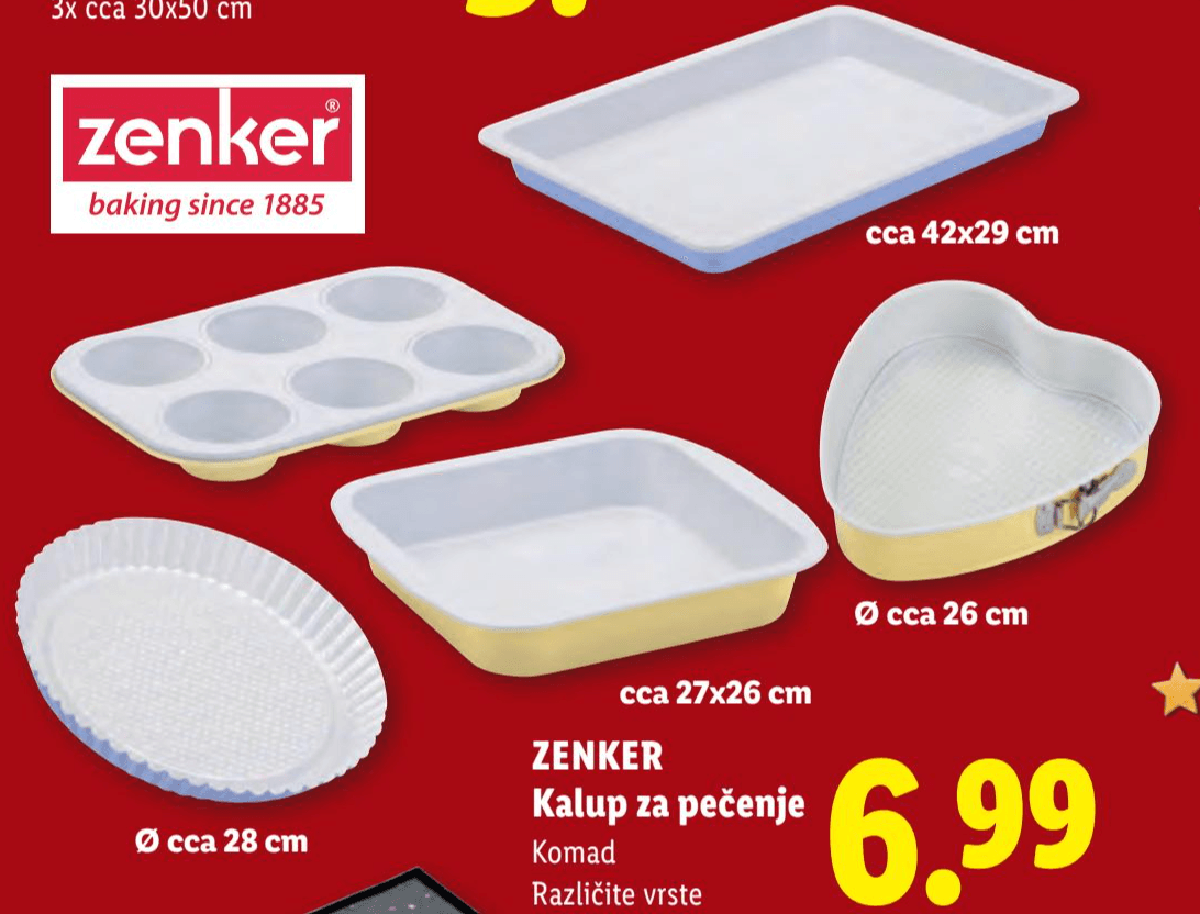 ZENKER Kalup za pečenje Akcija u trgovini Lidl