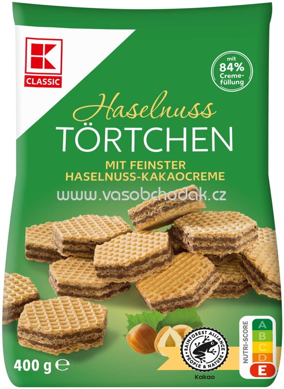 Classic Vafli punjeni kakaom i lješnjacima 400 g - Akcija u trgovini Kaufland