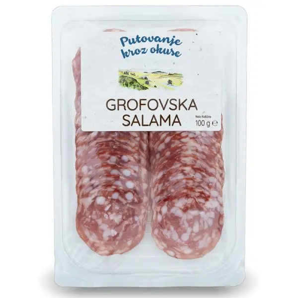 Grofovska salama 100 g Putovanje kroz okuse Akcija u trgovini Eurospin