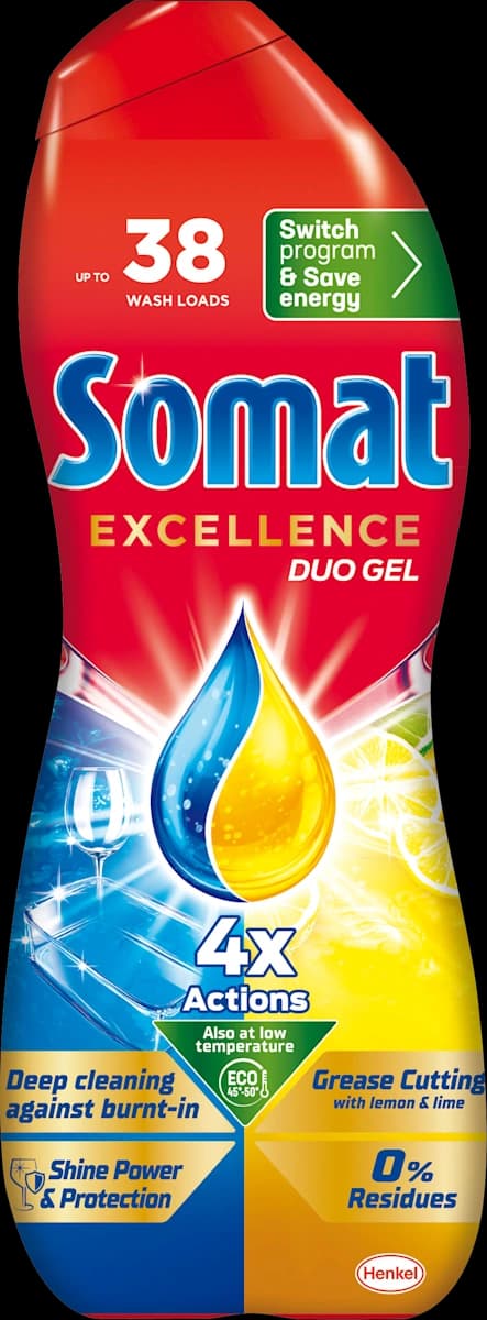 Somat gel za strojno pranje posuđa 90 pranja, 2,05 l Akcija u trgovini KTC