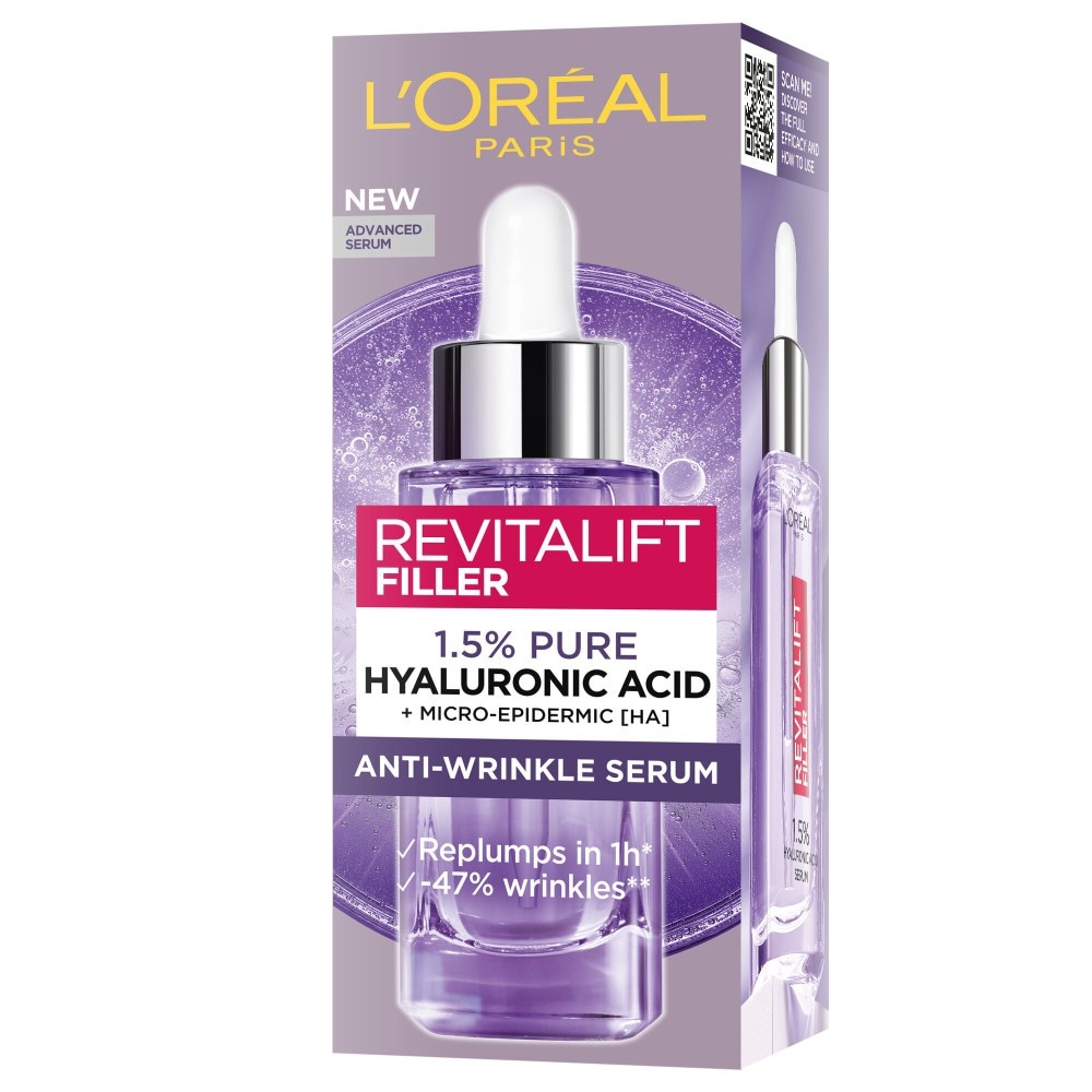 L'Oréal Revitalift Filler serum 2 kom - Akcija u trgovini Bipa