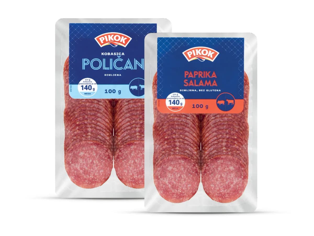 Pikok Poličan ili paprika salama 100 g Akcija u trgovini Lidl