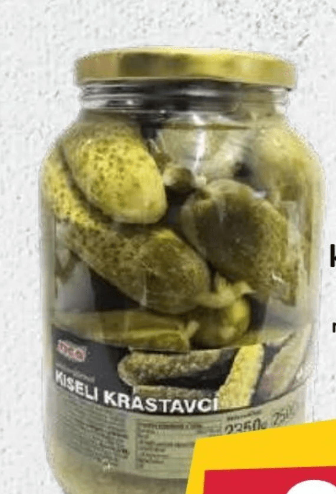 Kiseli krastavci 2500ml FIGO Akcija u trgovini Pivac