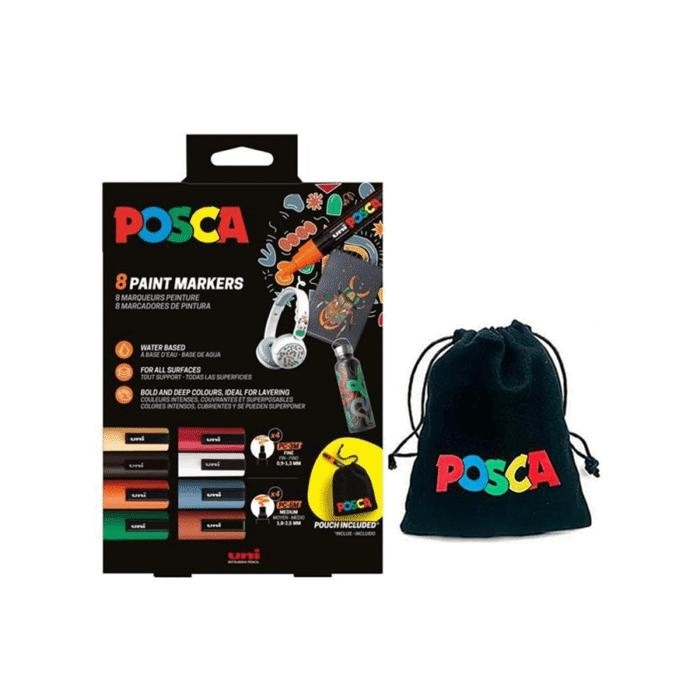 Posca markeri s platnenom vrećicom Akcija u trgovini Konzum