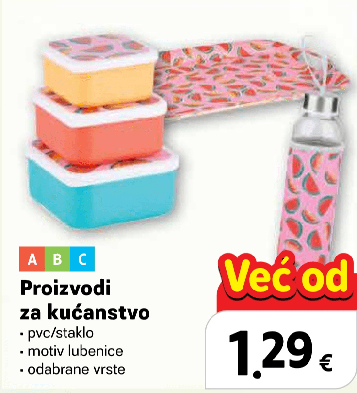 Proizvodi za kućanstvo - Akcija u trgovini Plodine